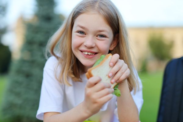 Gezonde boterham op school